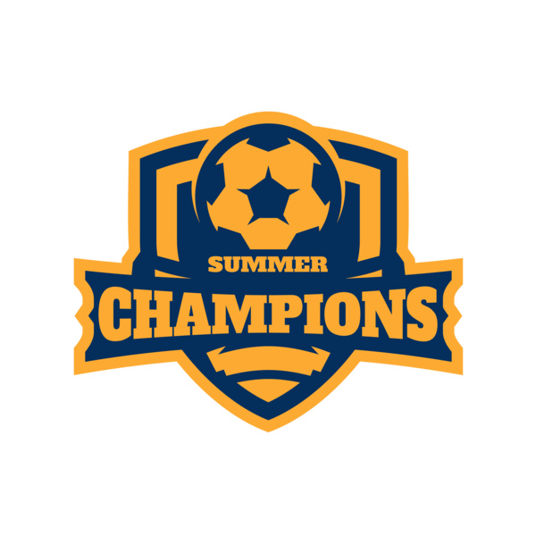Champions Summer Soccer logo template Thumbnail