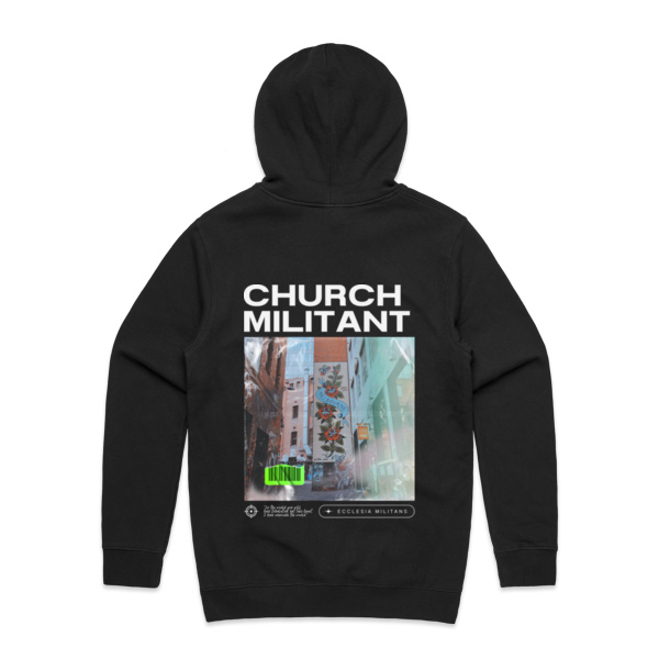 Church Militant (Dark) Hoodie Thumbnail