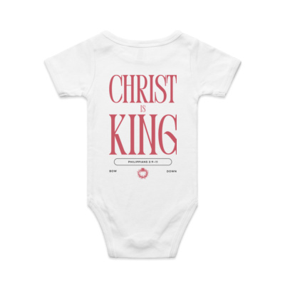 Christ Is King (Light) Romper Thumbnail
