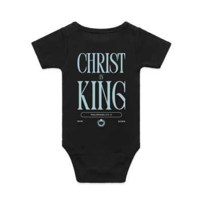 Christ Is King (Dark) Romper Thumbnail