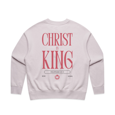Christ Is King (Light) Women's Crewneck Thumbnail