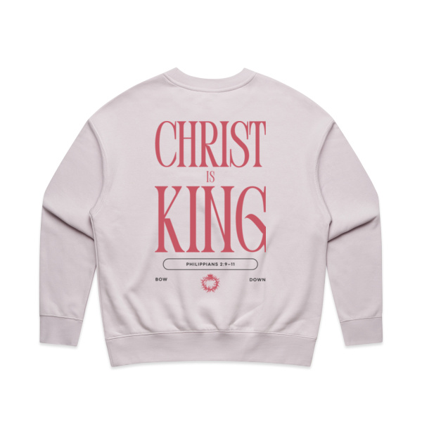 Christ Is King (Light) Women's Crewneck Thumbnail