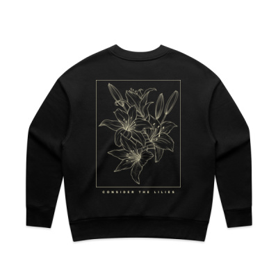 Consider The Lilies (Dark) Women's Crewneck Thumbnail
