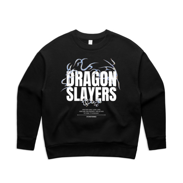 Dragon Slayers (Dark) Women's Crewneck Thumbnail